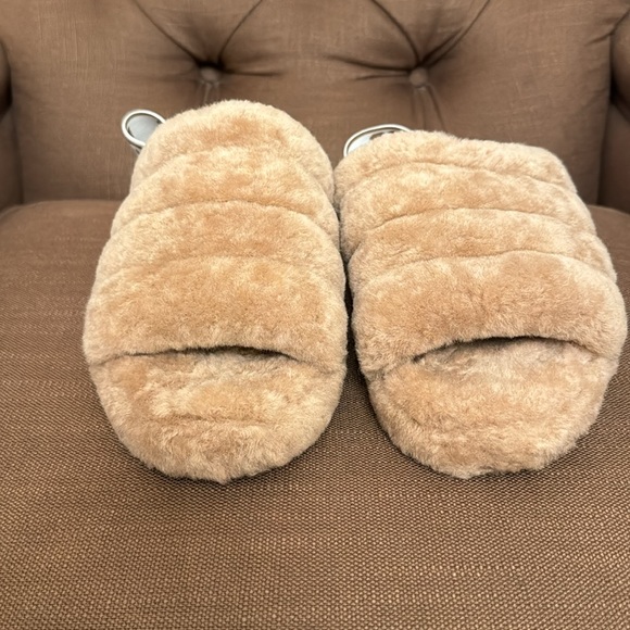 Ugg Womens Fluff Yeah Shearling Slingback Slide Slippers size 9 - Picture 5 of 5